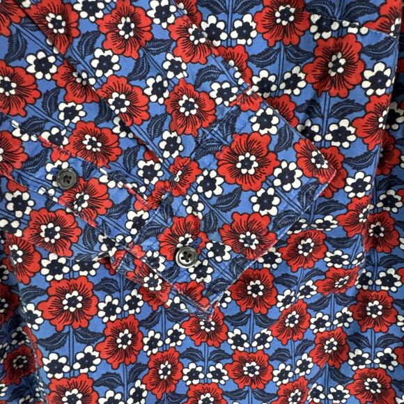 Women’s Boden Flower Top With Collar, Button Down Size Small, Blouse Classy - Picture 3 of 4